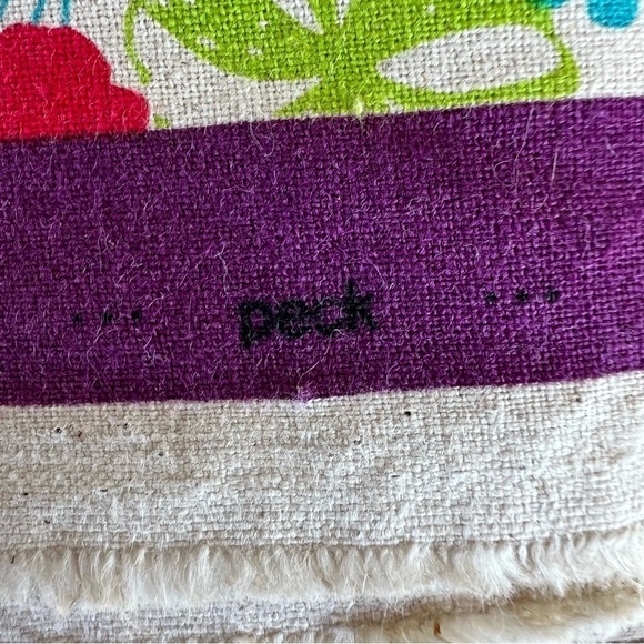 Echino Peck Linen Cotton Canvas Japanese Fabric 6.6 Yards Colorful Whimsical - Picture 11 of 12